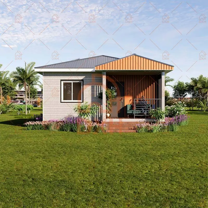 منزل مكون من غرفتي نوم مع حمامات