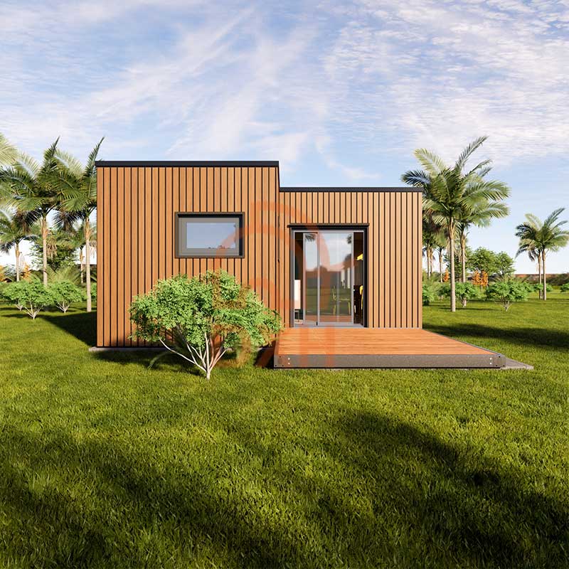 Prefab-Glamping-Kabin-bi-Du-razanê