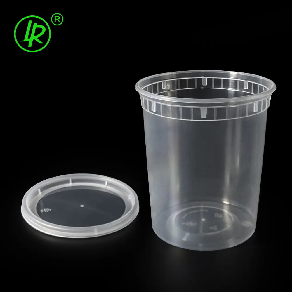 64 Oz Deli Continens cum Lid - for Supermarket - Lrpacking 6