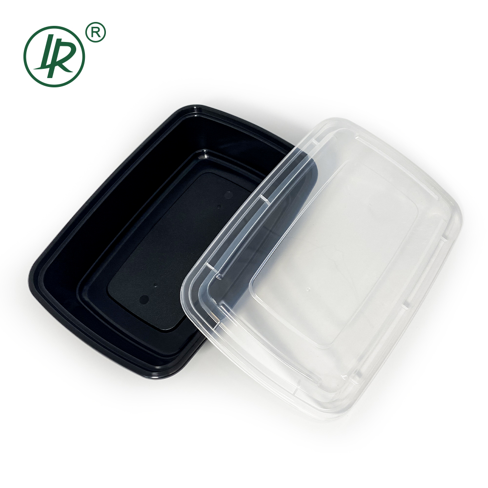 LF Series Black American Disposable Lunch Box 9