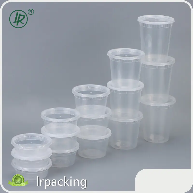 64 Oz Deli Continens cum Lid - for Supermarket - Lrpacking 1