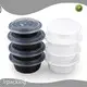Contenedores de plástico para pasteles con bisagras para suministros para el hogar 1