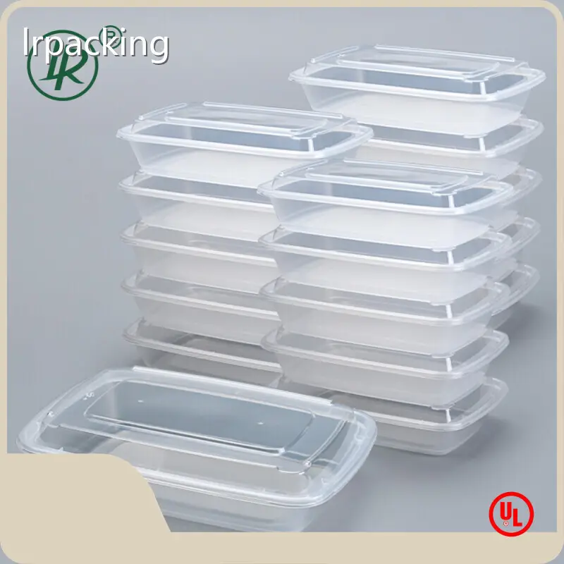 Serie de contenedores de alimentos de plástico liviano a la venta 1