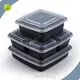 Contenedores de delicatessen de plástico transparente con tapas, venta directa para la venta 1