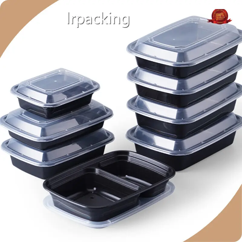 Lrpacking recipientes de armazenamento de alimentos de plástico com tampas articuladas Recipientes de armazenamento de alimentos de plástico com tampas articuladas com bom preço 1