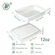 Clear Plastic Deli Containers with Lids by Lrpacking 2