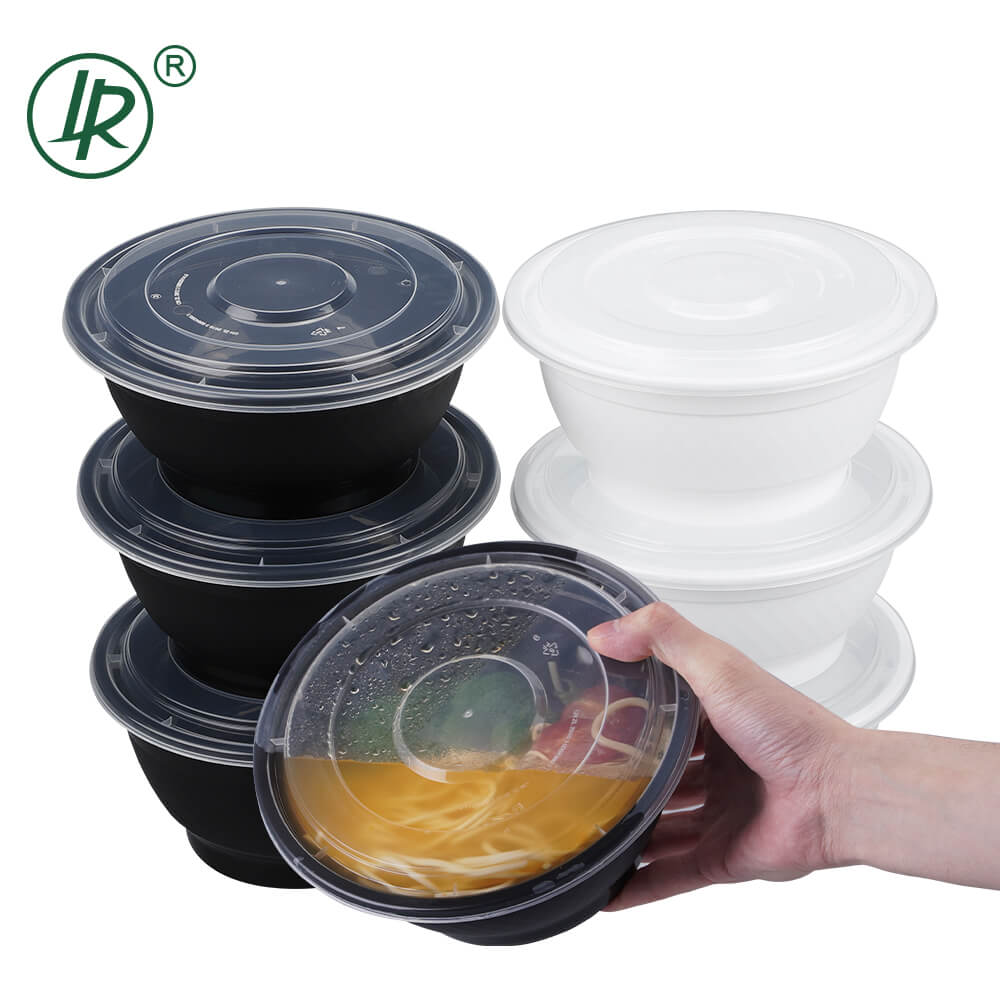 Leak proof ramen containers for takeout