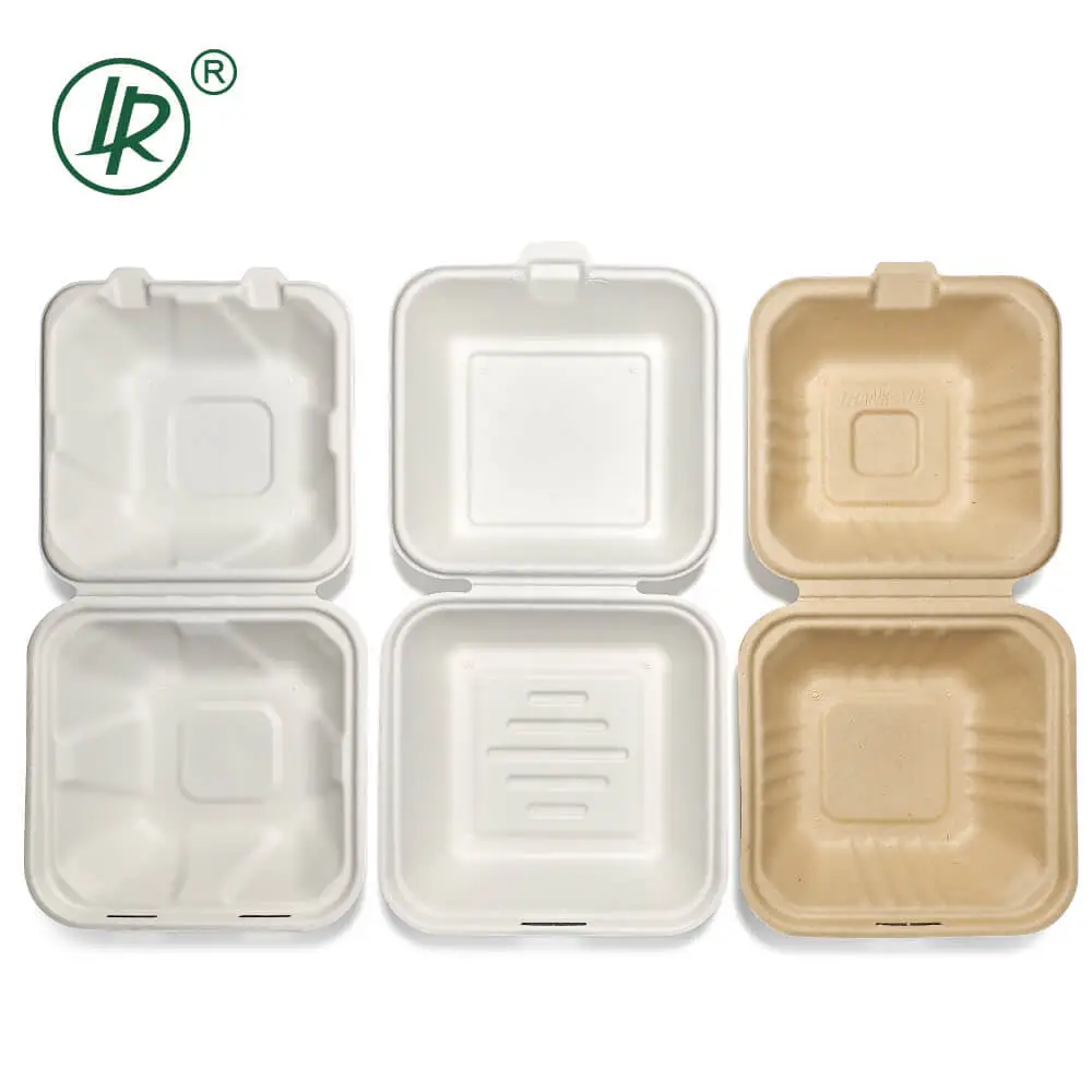 bagasse burger box