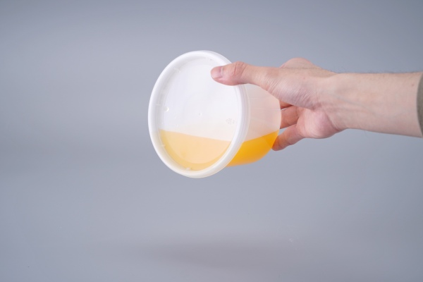 Leak probationem microwavable pulmenti continens
