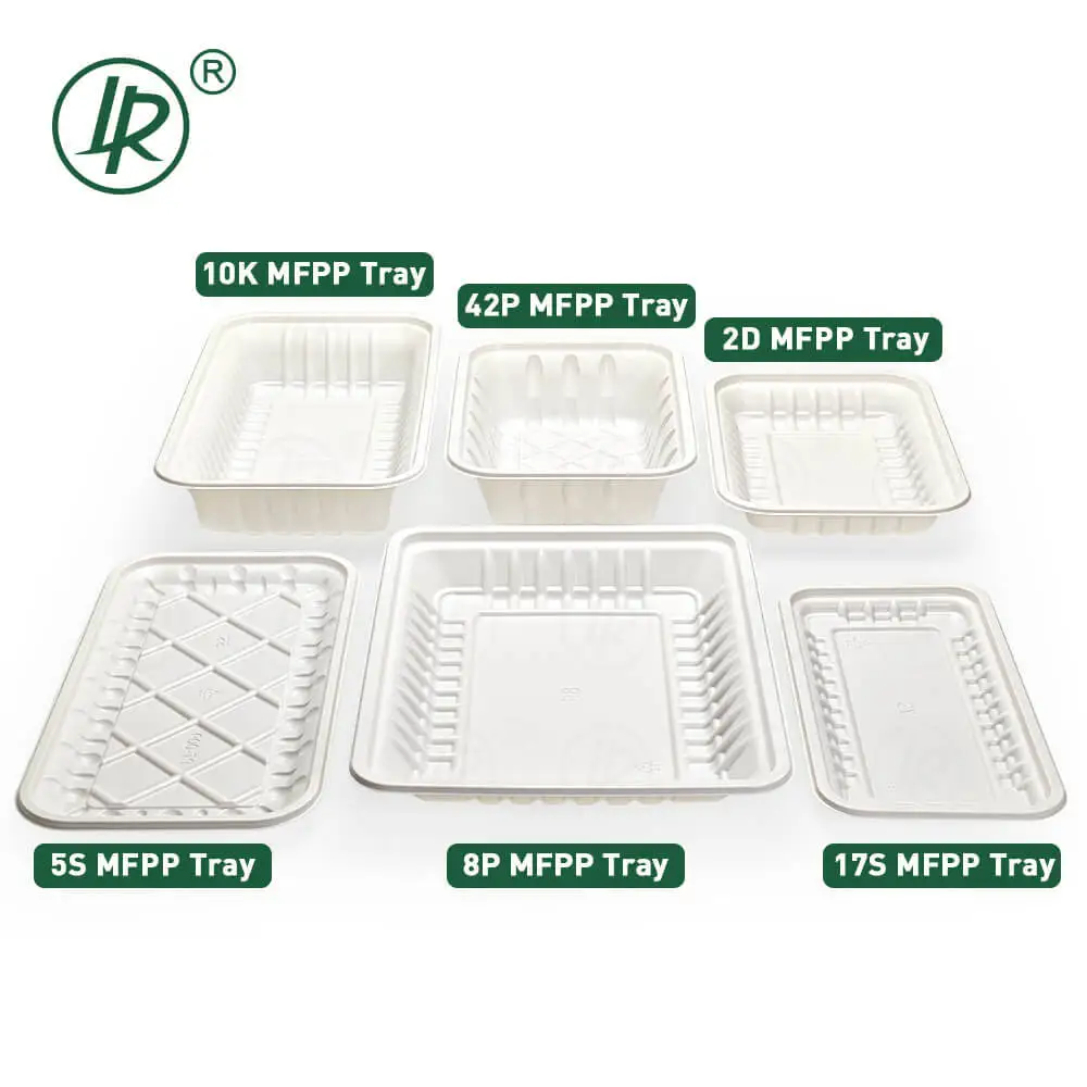 Nampan Daging Supermarket Putih MFPP Nampan Daging Nampan Produk Segar 1