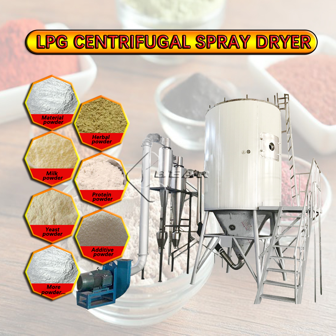 LPG Centrifugal spray dryer 7