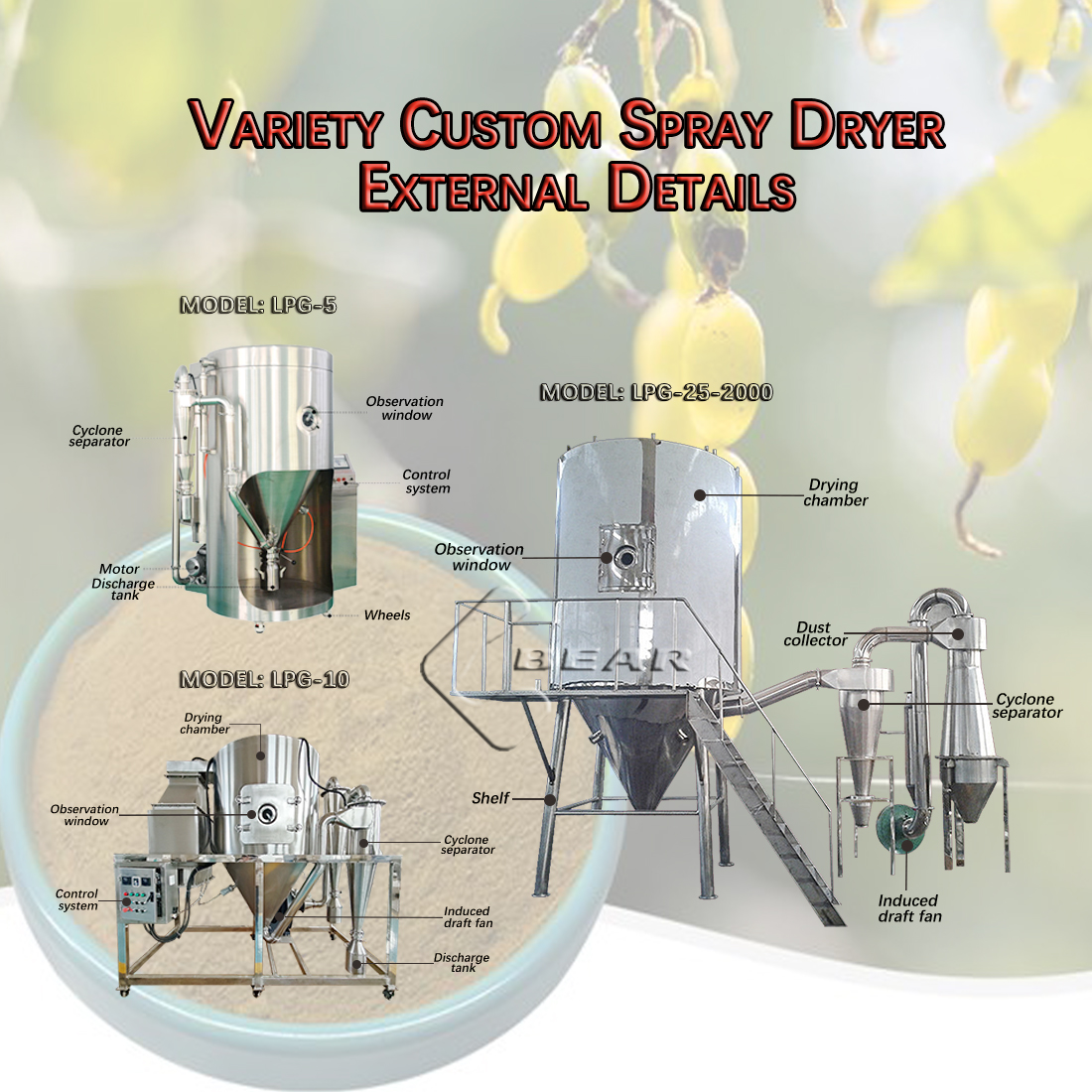 LPG Centrifugal spray dryer 3