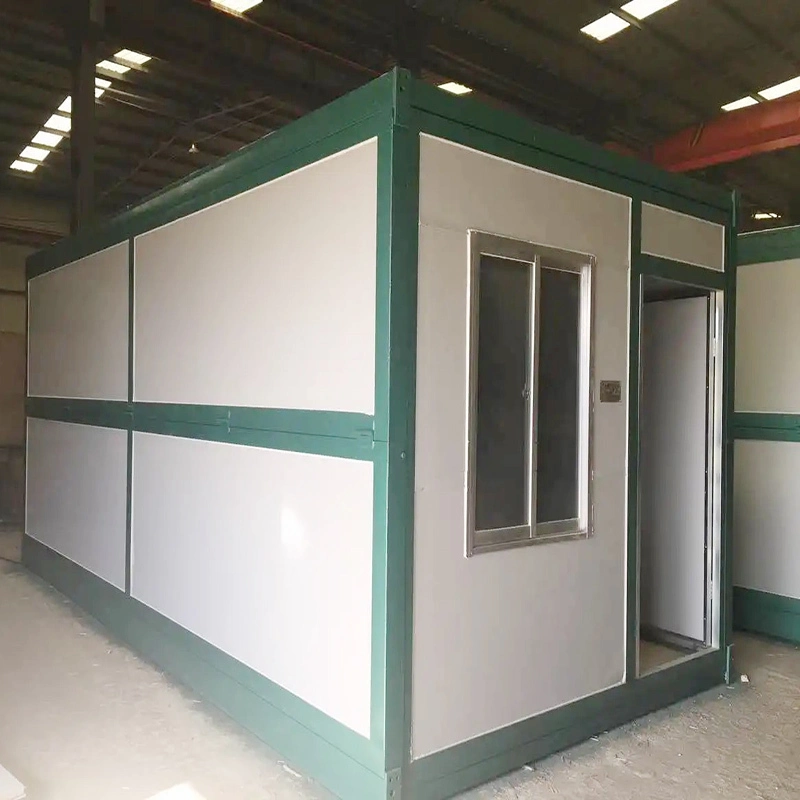 Casa pré-fabricada com 2 quartos e contêiner dobrável 1