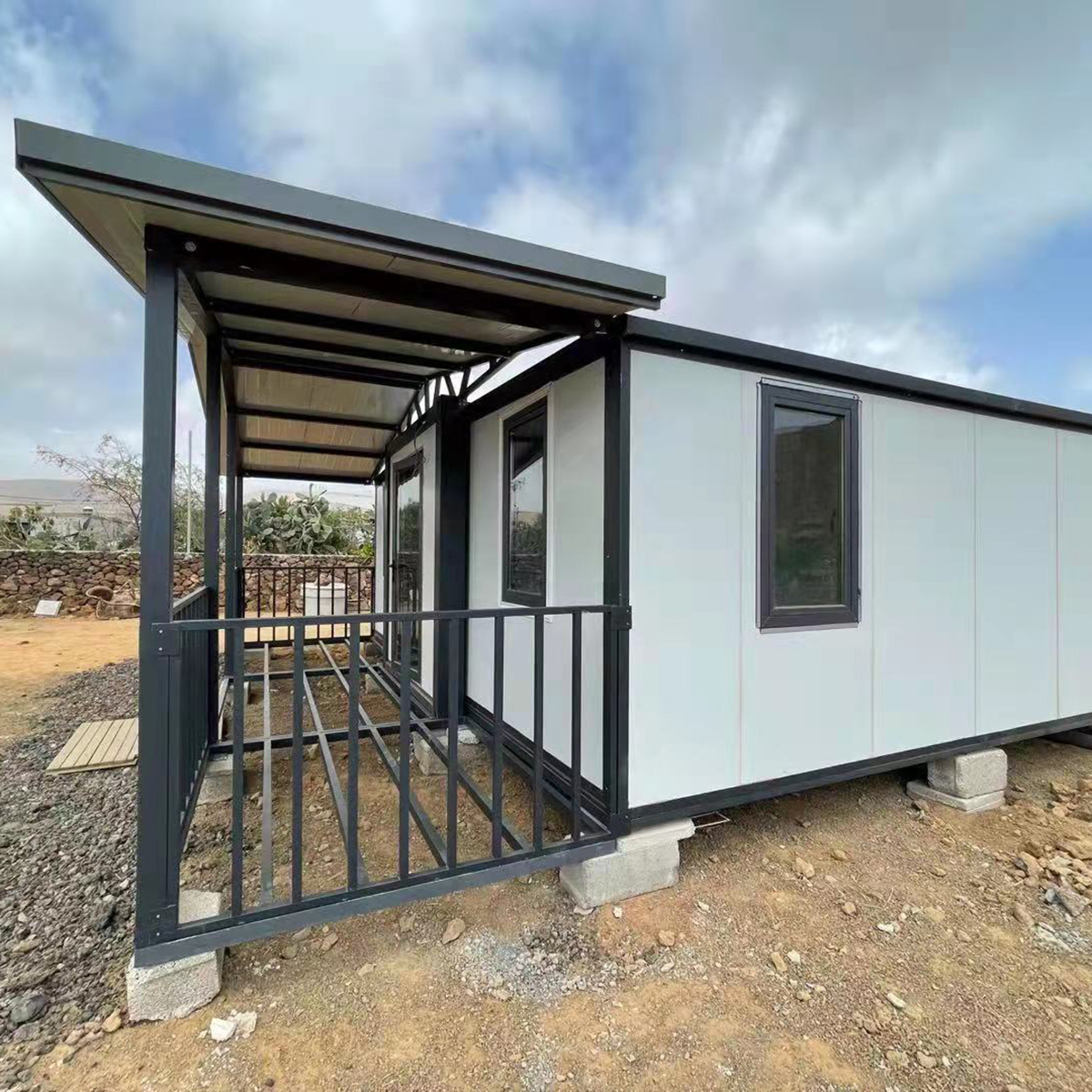 Casa de contêiner expansível de 20 pés, luxo de 2 quartos para venda 7