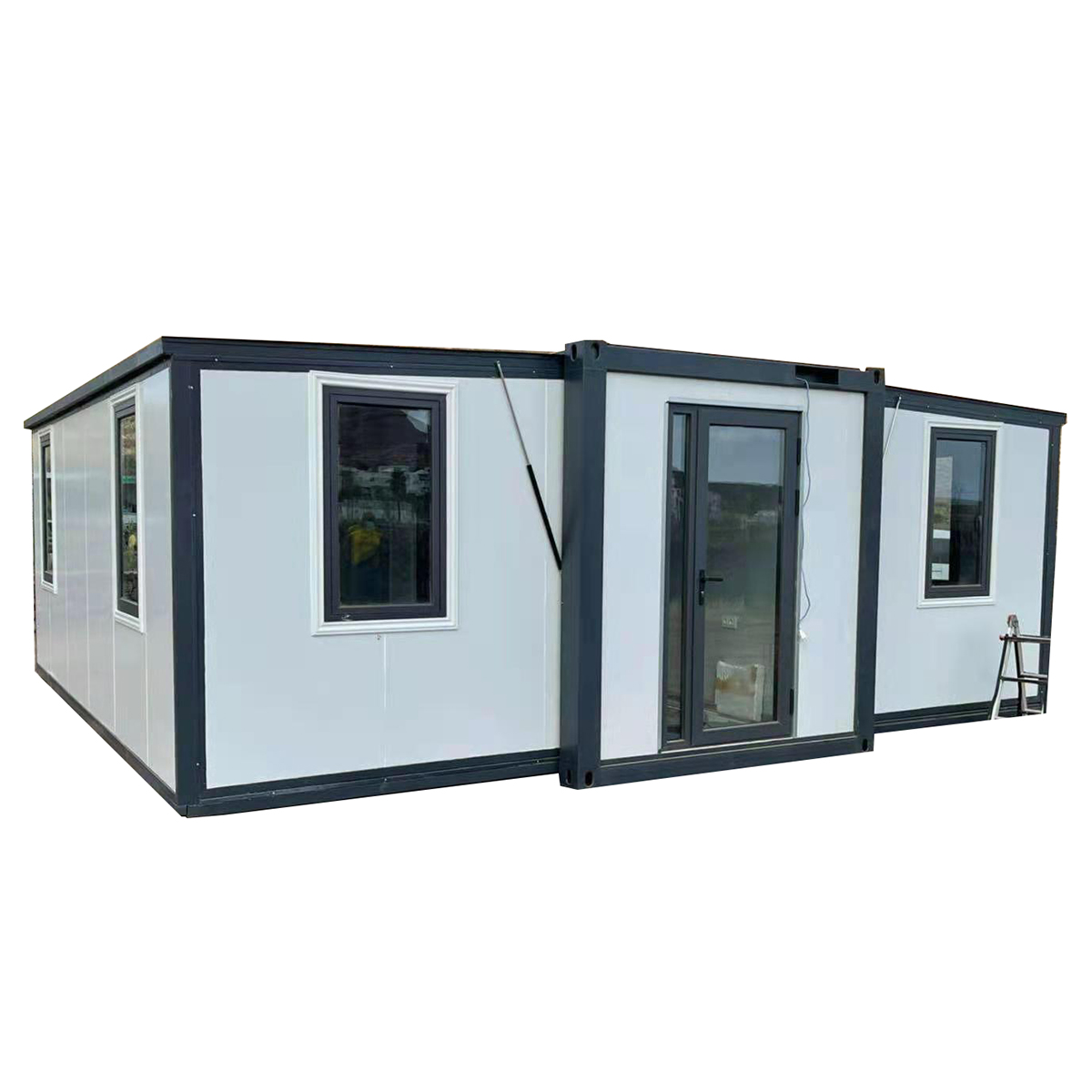 Casa de contêiner expansível de 20 pés, luxo de 2 quartos para venda 2