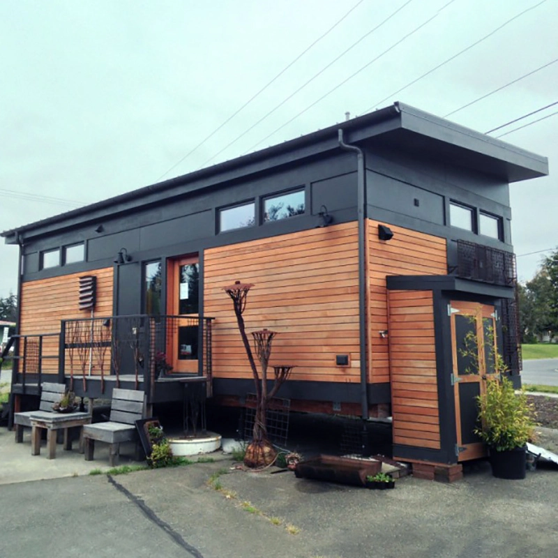 Modern Prefab Tiny Log House Wooden Luxury 1