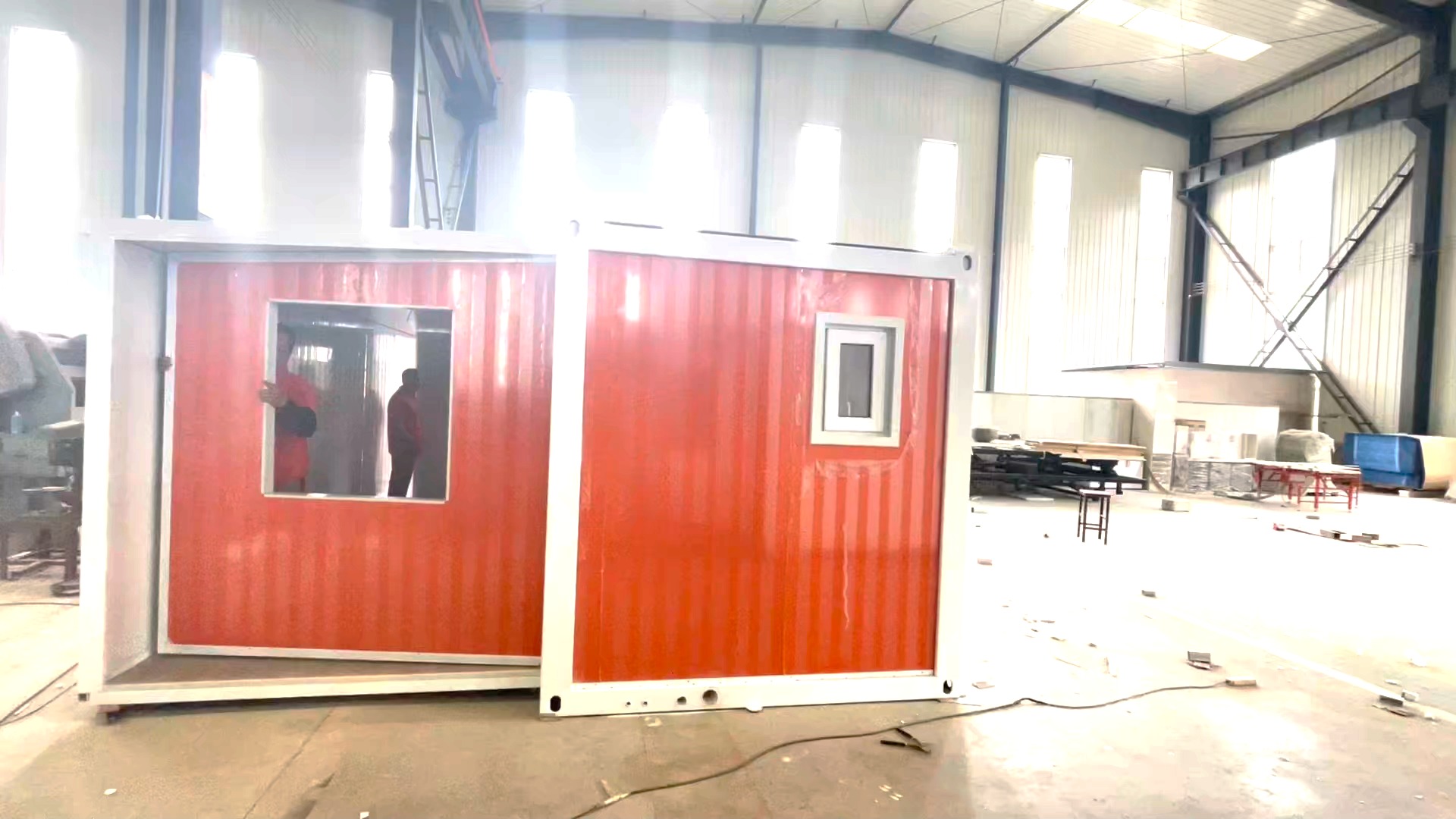 20 Fuß erweiterbares, faltbares Containerhaus mit Badezimmerdesign 1