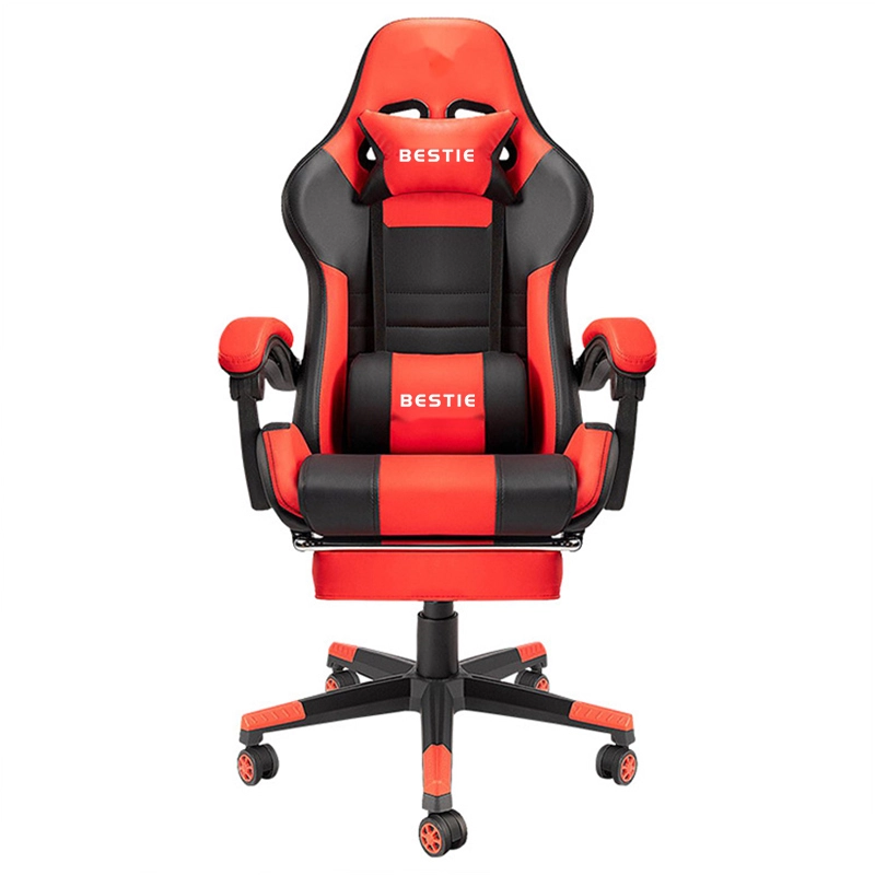 Kursi Gaming Kantor Besar dan Tinggi RGB Biru dengan Lampu 1