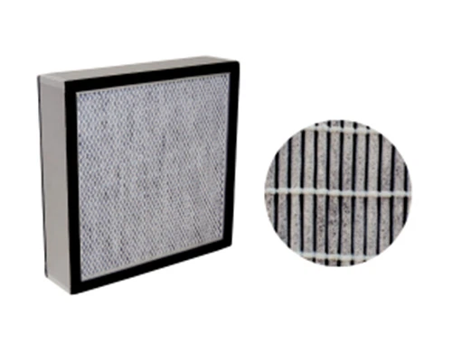 Filtre moléculaire à panneau mini-plissé 1