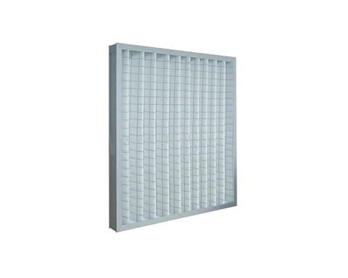 Pré-filtre plissé avec maille métallique et cadre en métal 1