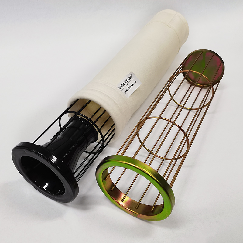 Cage de filtre standard pour support de sac filtrant dans les dépoussiéreurs à manches 4
