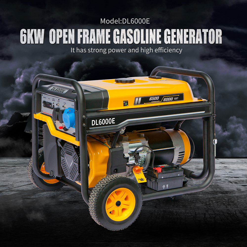 I-6000W ecocekileyo ye-sine wave generator ye-diesel 6000 watt Vula iSakhelo seDizili esiThulileyo umatshini wokuWelding 12