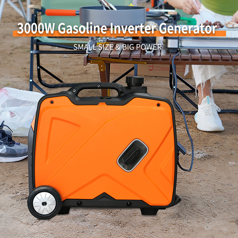 Lätt Intelligent och lätt att bära Högeffektiv stabilitet utan skador 3000W bensinväxelriktargenerator 2