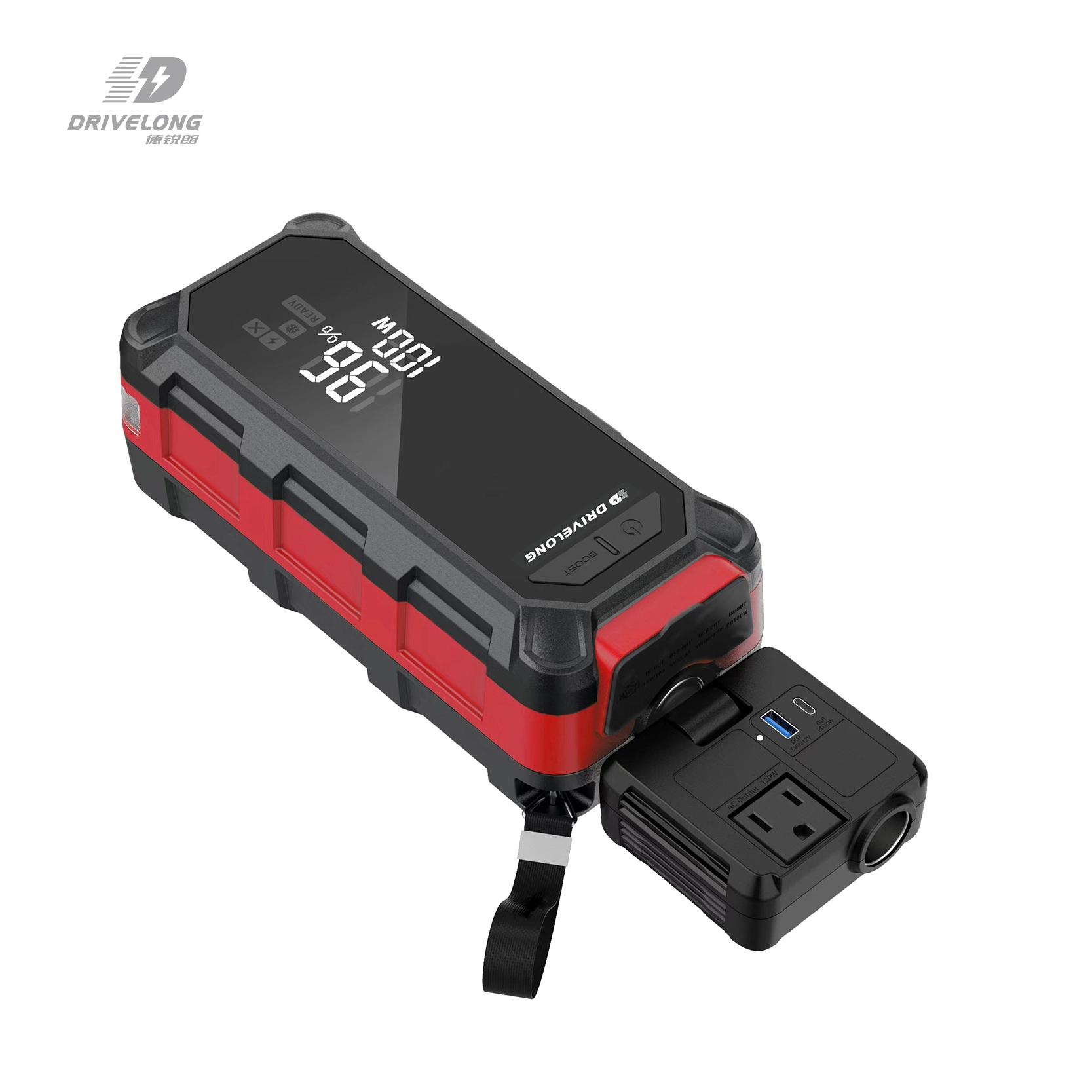 Generatore di energia solare portatile con batteria agli ioni di litio da 200 W 216 Wh per lampada da frigorifero con ventola 1