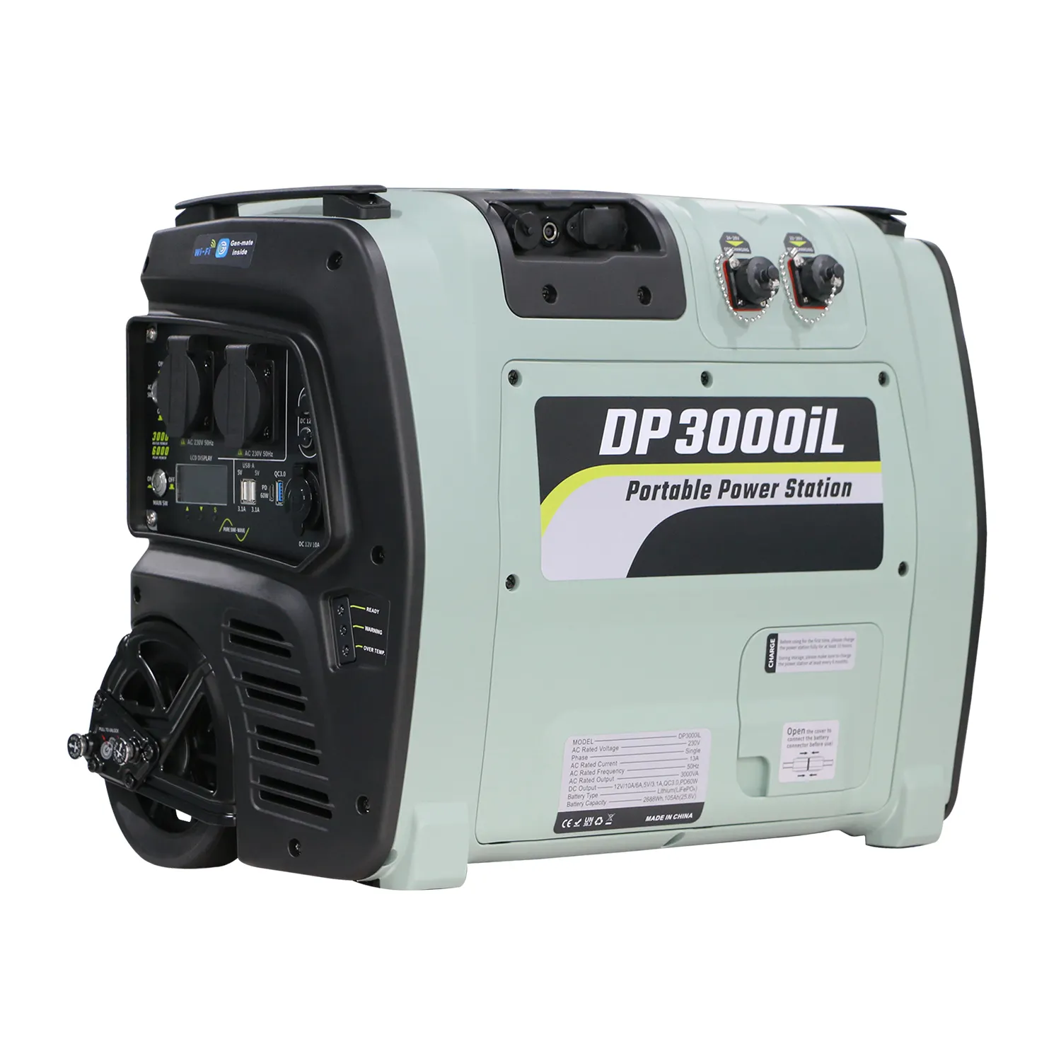 3000 Watt Portable Power Station ISO9001 Wepolink Brand Company Shanghai Gasoline Generator Or Portable Power Station 4