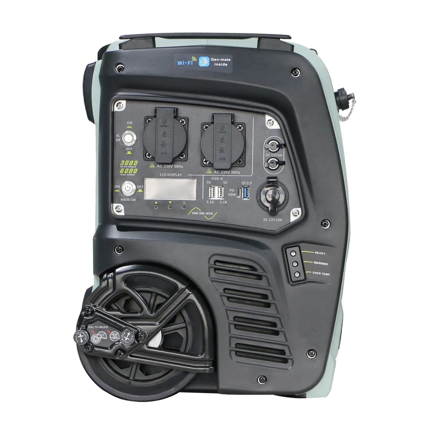 3000 Watt Portable Power Station ISO9001 Wepolink Brand Company Shanghai Gasoline Generator Or Portable Power Station 6