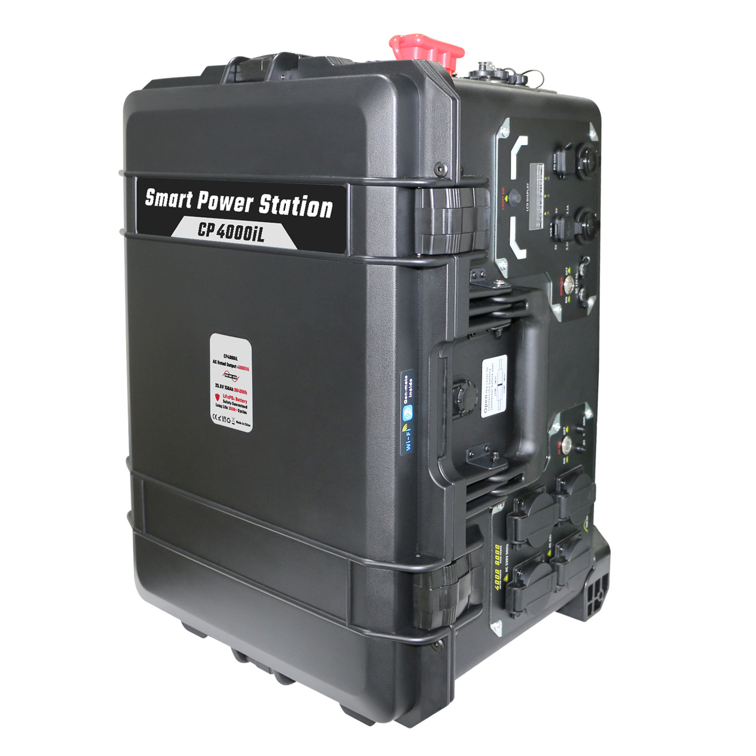 Ibhetri yeLithium ekwiGridi eKhuphukayo 4000va 4kw iSikhululo sokuTshaja esiThatywayo esiHlatshwayo kwakhona & Isitishi soMbane 2
