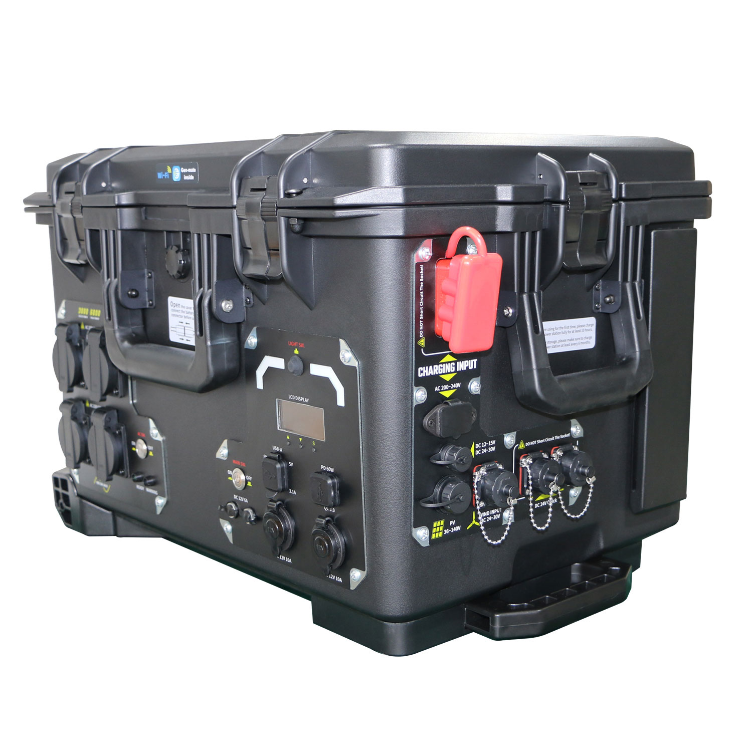 Ibhetri yeLithium ekwiGridi eKhuphukayo 4000va 4kw iSikhululo sokuTshaja esiThatywayo esiHlatshwayo kwakhona & Isitishi soMbane 3