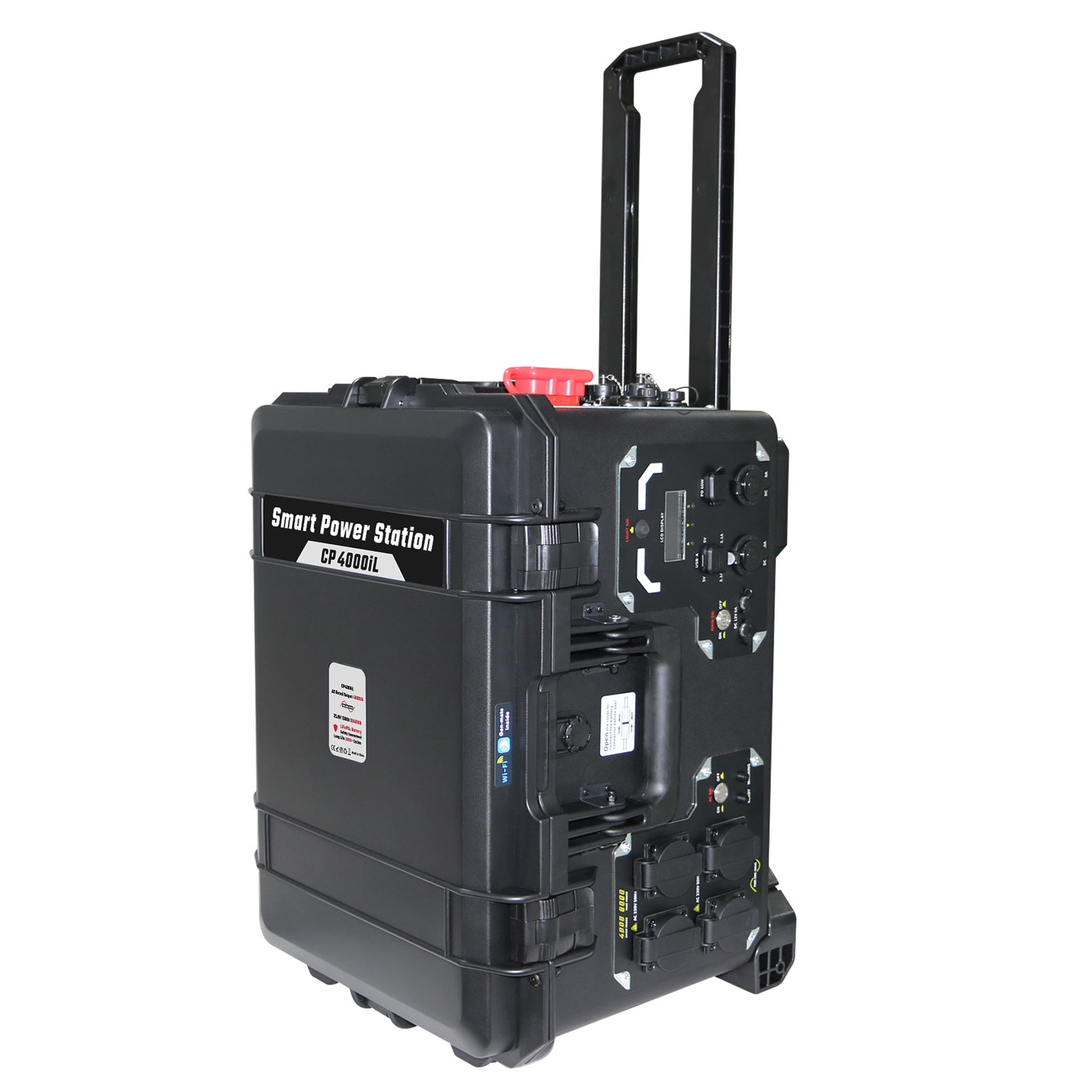 Ibhetri yeLithium ekwiGridi eKhuphukayo 4000va 4kw iSikhululo sokuTshaja esiThatywayo esiHlatshwayo kwakhona & Isitishi soMbane 5