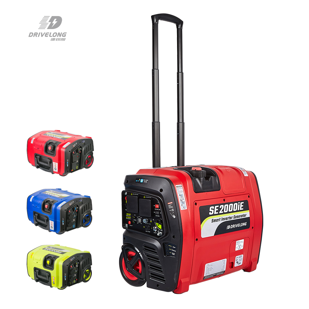 I-2000W i-4-stroke ethe cwaka kakhulu I-Soundproof Camping isebenzisa i-digital ephathekayo ye-Inverter ye-Gasoline Generator enesiqalo sombane 2