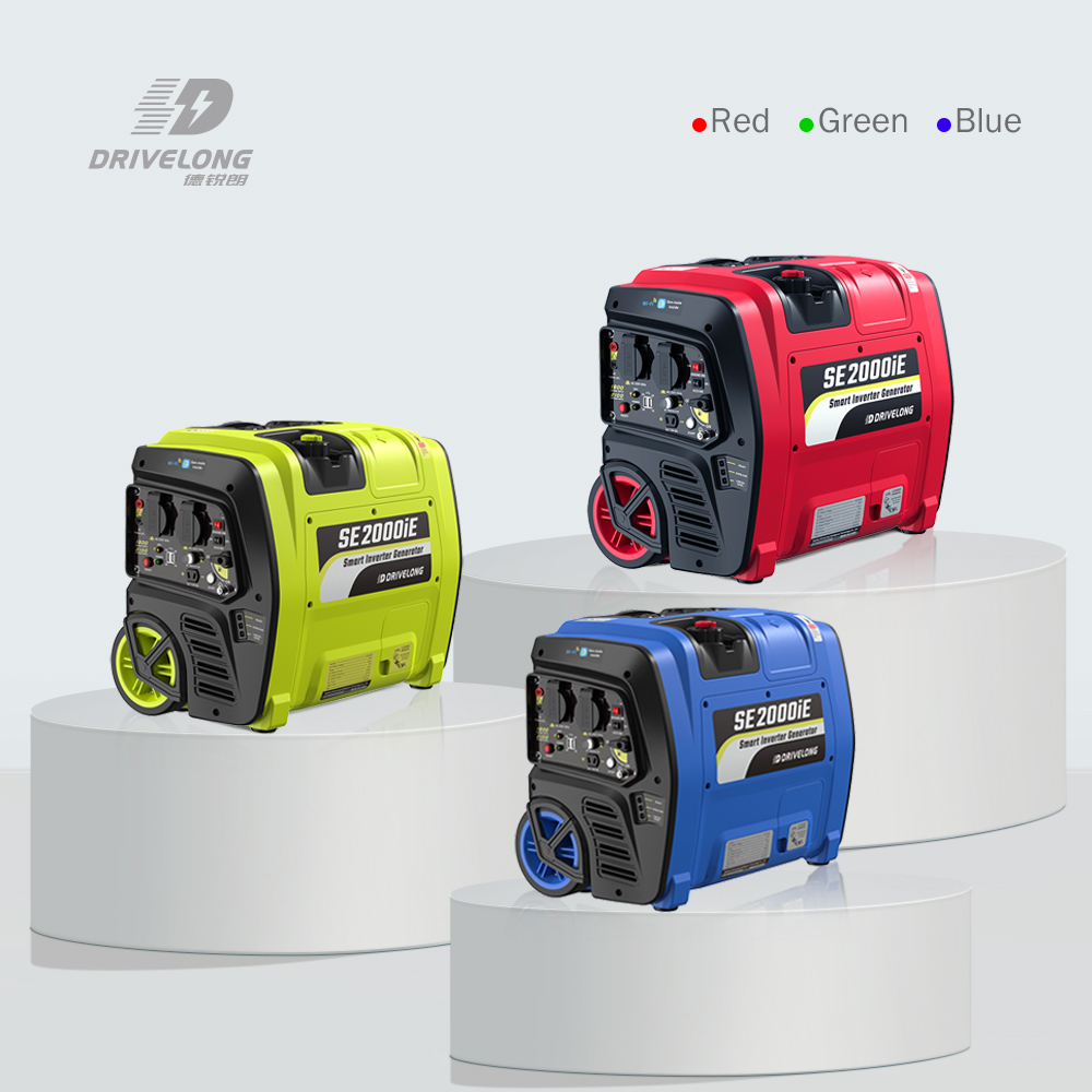 I-2000W i-4-stroke ethe cwaka kakhulu I-Soundproof Camping isebenzisa i-digital ephathekayo ye-Inverter ye-Gasoline Generator enesiqalo sombane 4