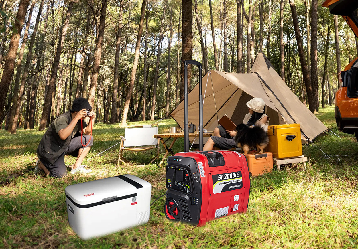 I-2000W i-4-stroke ethe cwaka kakhulu I-Soundproof Camping isebenzisa i-digital ephathekayo ye-Inverter ye-Gasoline Generator enesiqalo sombane 6