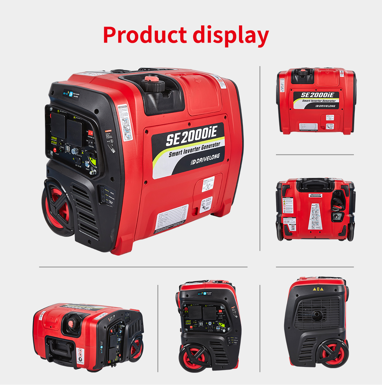 Iwaranti yeminyaka emi-5 Amandla awomeleleyo ngakumbi & Ukuzola Kakhulu 2000 Watt Ethuleyo iFirman yeGenerator yePetroli 2