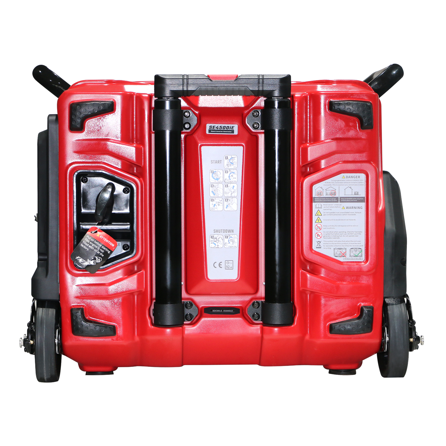 Ingxolo ePhantsi Ezolile inqanaba elinye eliphathekayo eliSmart Super Esebenzayo eliThulileyo 3000W Inverter yeGasoline eThulileyo yesiGeneyitha 6