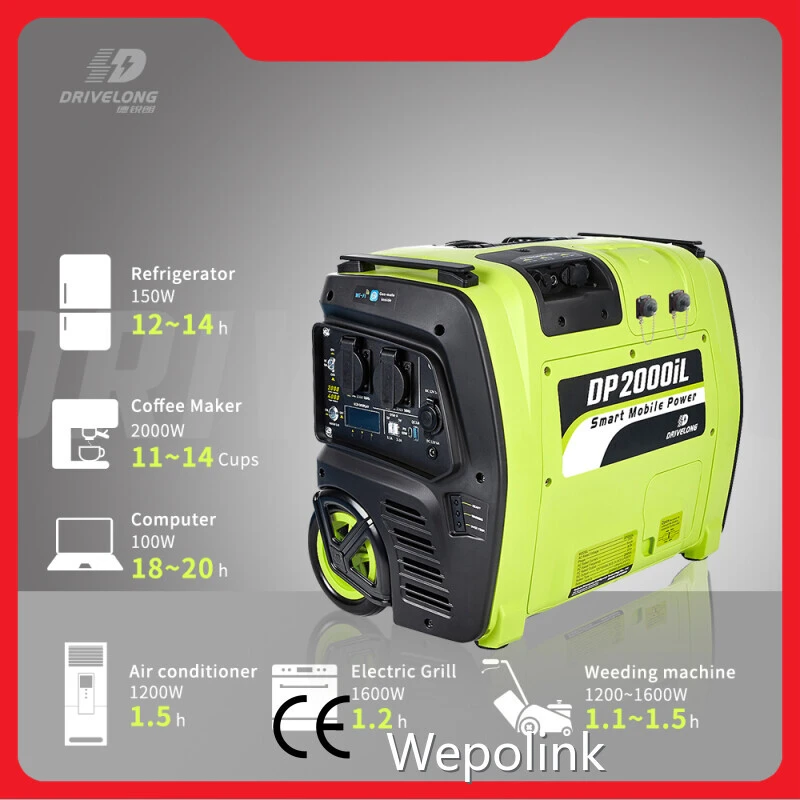2000w Solar Generator Pure Sine Wave by Wepolink 1