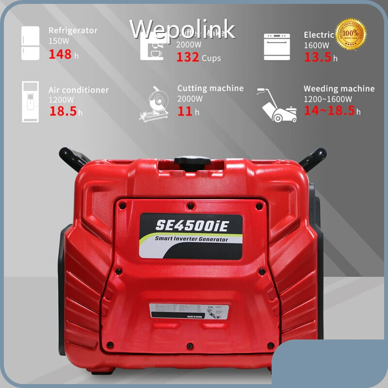Gasoline Generator 3000w Price 6Hr@rated Load 15Hr@1/4 Rated Load 1