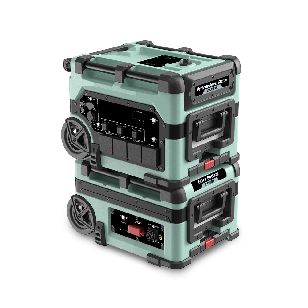 耐候性 3600W ポータブル電源 1