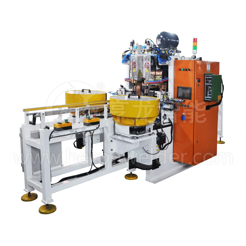 80KVA Projection Double Heads เครื่องเชื่อม AC สำหรับโครงยึดหลอดไฟ 1