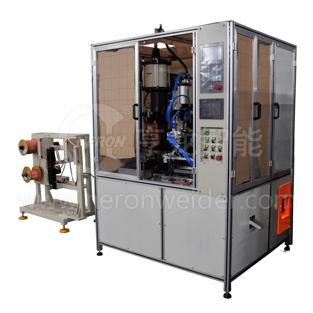 660KVA MFDC は編組銅用の溶接および切断機をカスタマイズしました 1