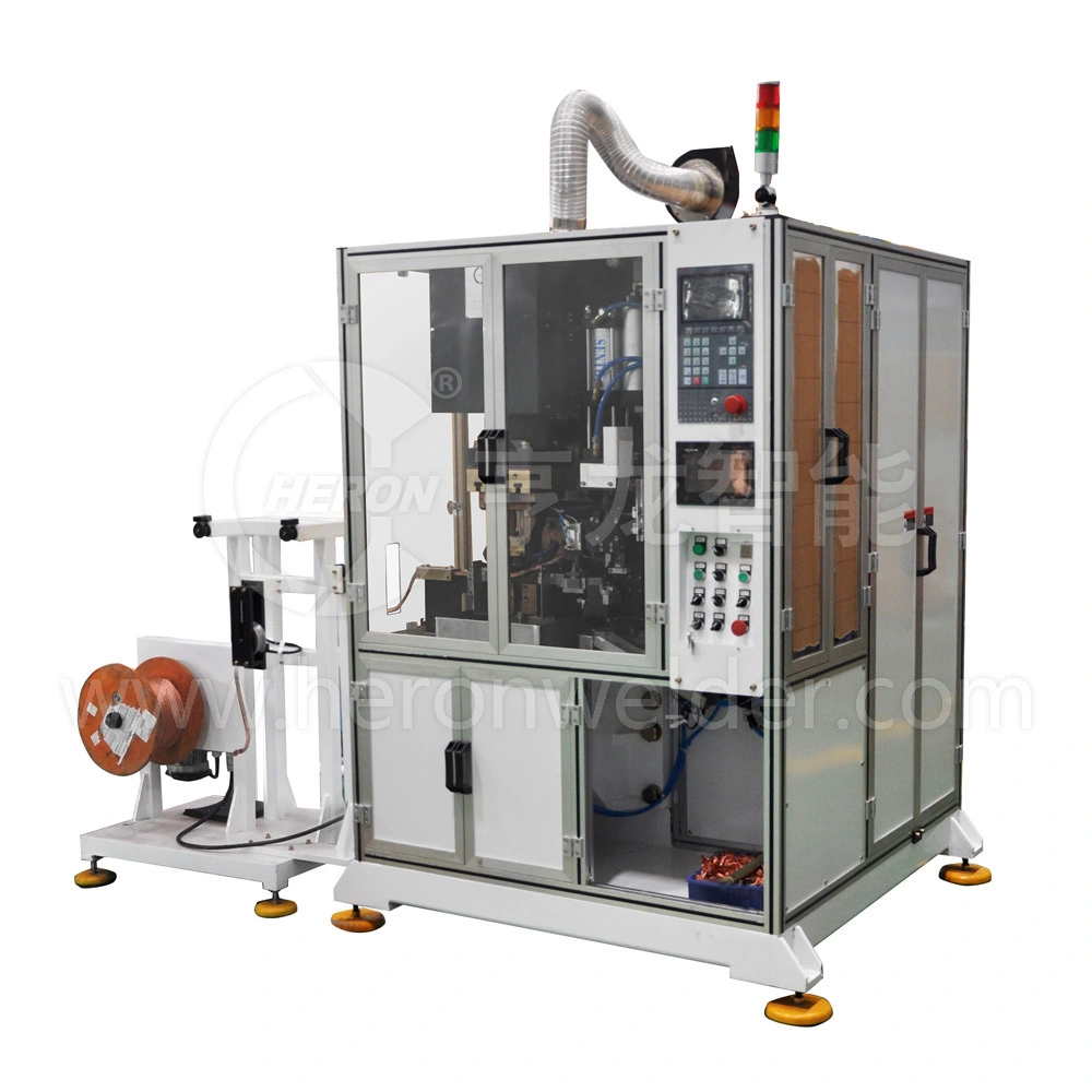 880KVA MFDC は編組銅用の溶接および切断機をカスタマイズしました 1