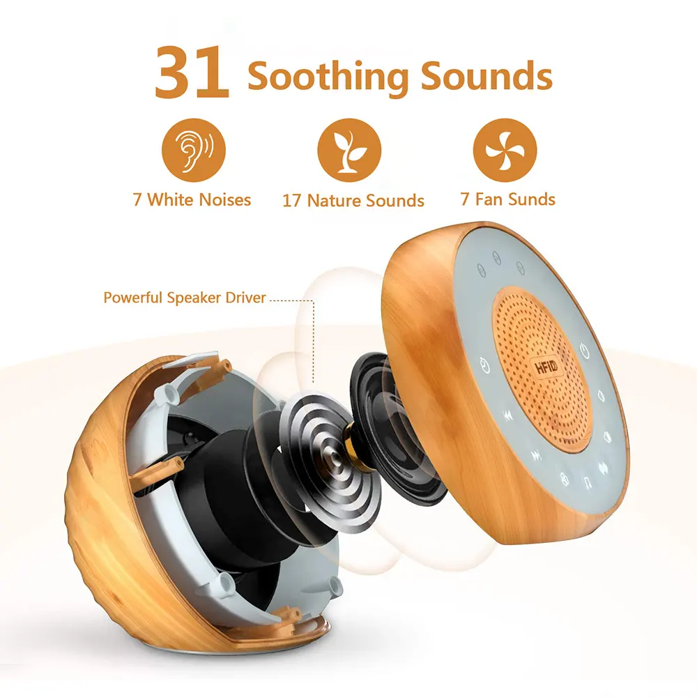 White Noise Machine for Sleeping Adults - - Hi-FiD 2