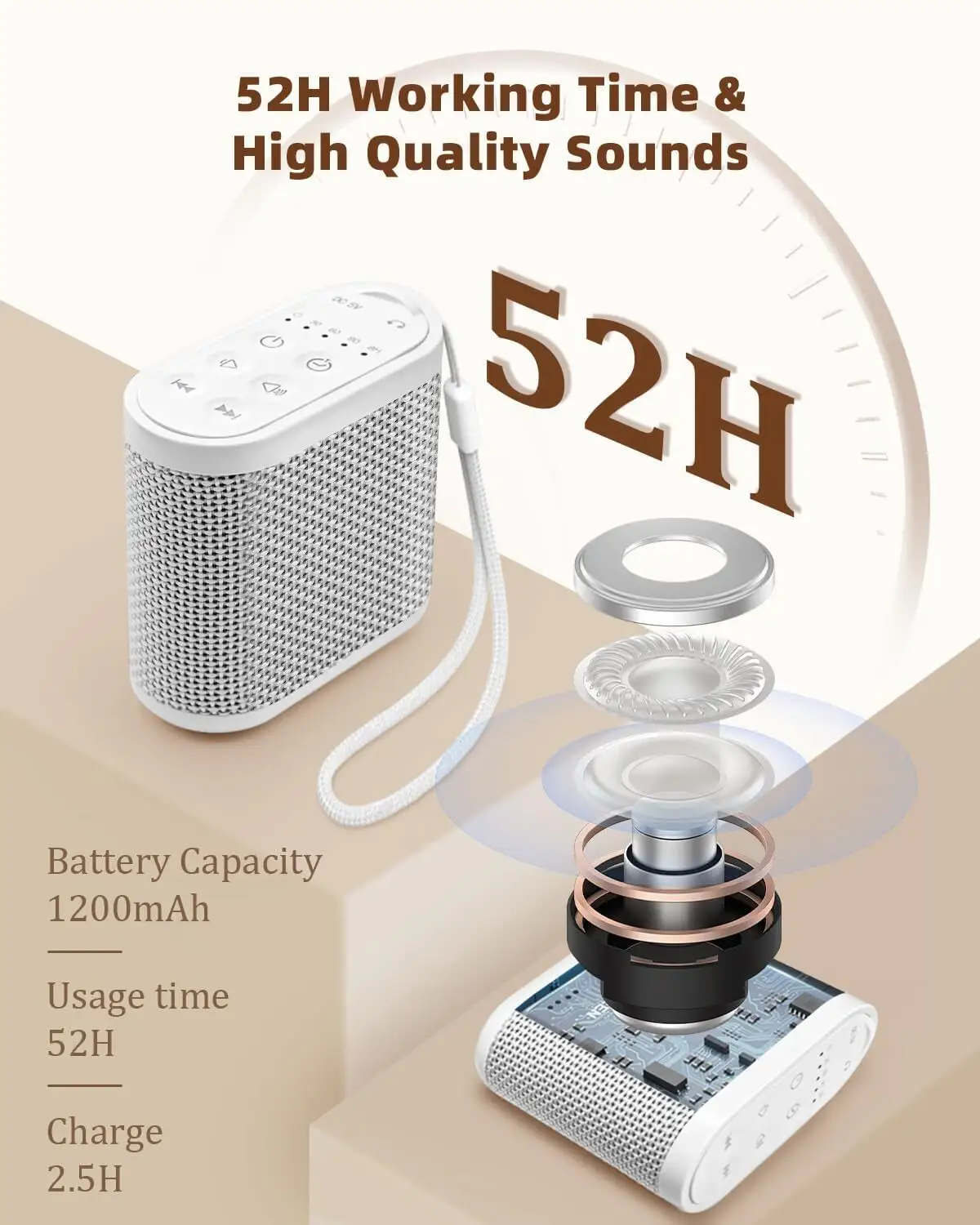 Hi-FiD Bluetooth White Noise Machine Bluetooth White Noise MachineFactory 5