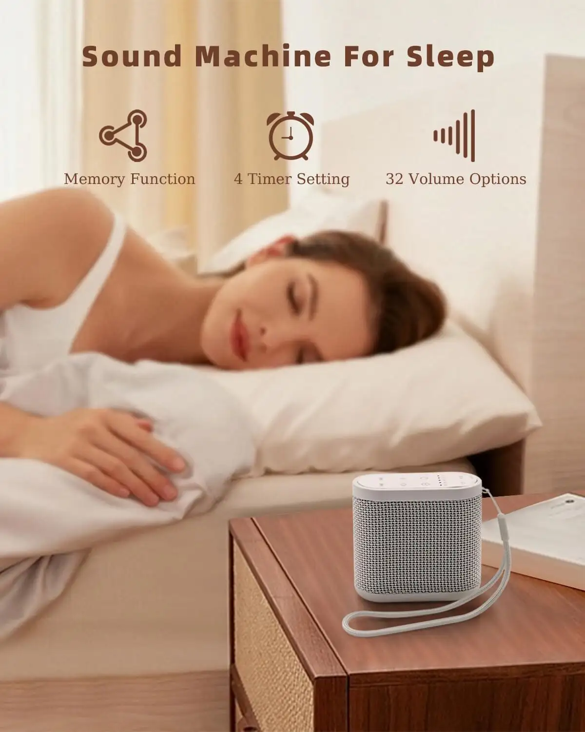 Hi-FiD Bluetooth White Noise Machine Bluetooth White Noise MachineFactory 4