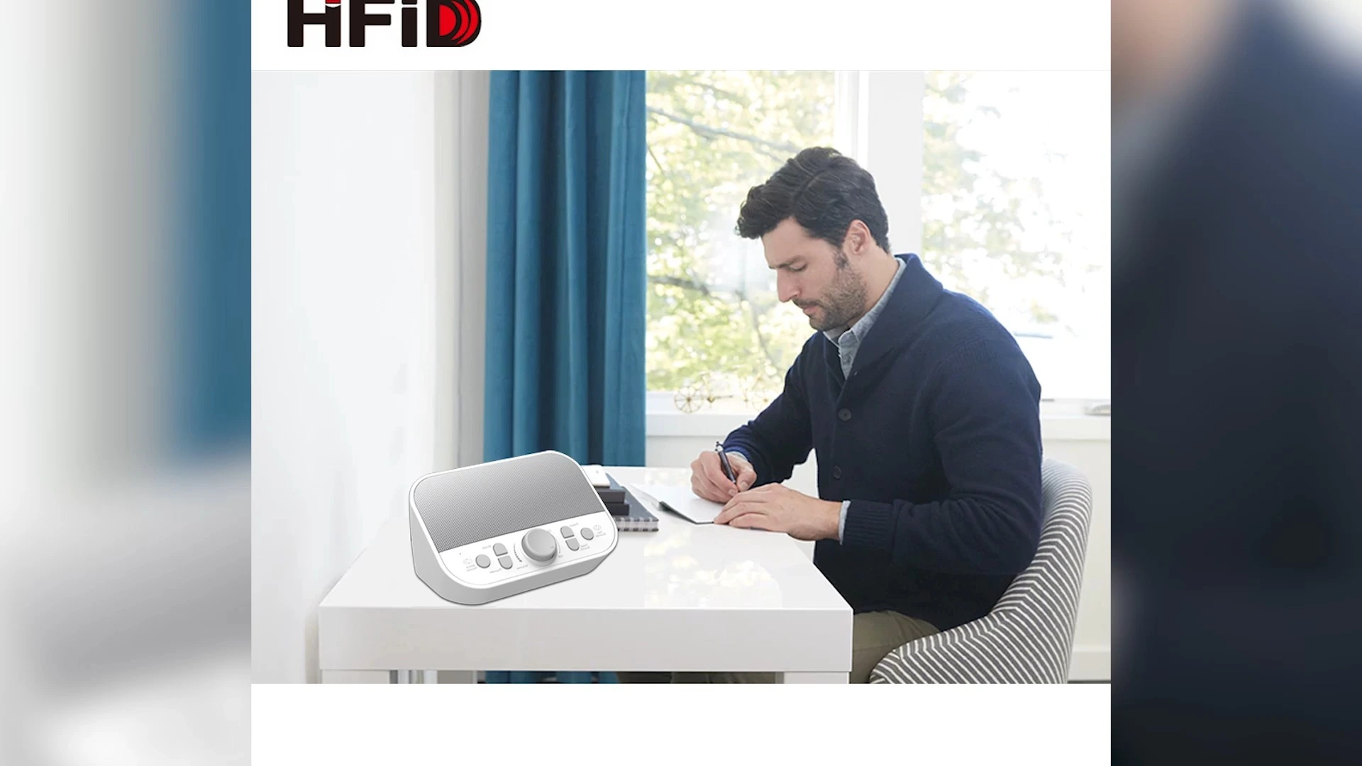 Hi-FiD White Noise Machine Voksen søvnterapi maskiner med naturlige lydbilleder HFD-W01 1