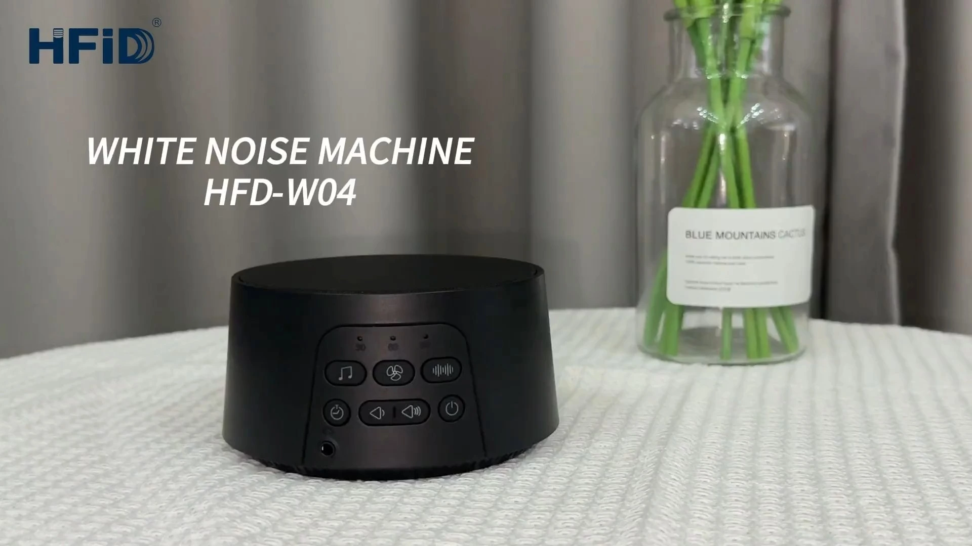 Hi-FiD White Noise Machine BT-Lautsprecherlampe für Erwachsene und Babys HFD-W04B 1