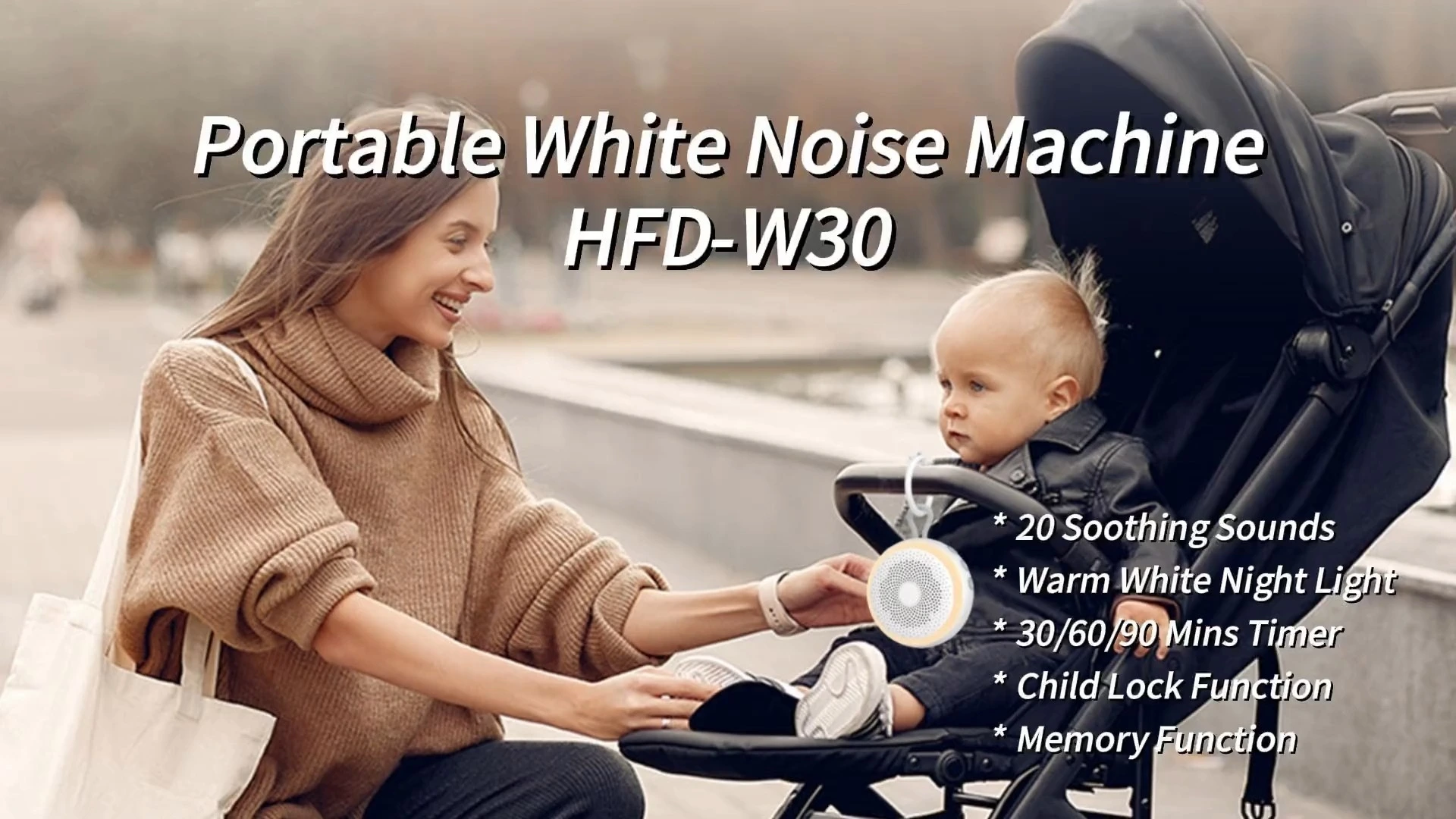 Giocattolo del rumore della macchina del suono della luce intelligente Hi-FiD per la macchina del suono del rumore bianco dell'insonnia HFD-W30 1